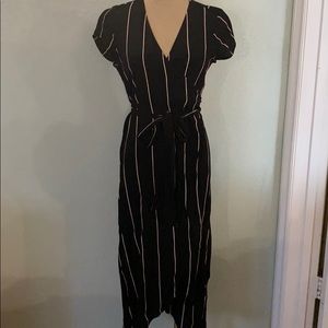 LOFT Kimono Style Striped Dress